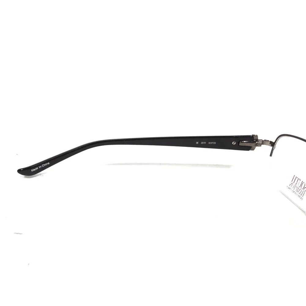 South Hampton SH 3002 BK Eyeglasses Frames Brown Square Full Rim 51-17-135